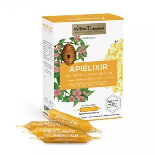 Apielixir Imunitate si Stare de Bine, 10 fiole x 10 ml – Albina Carpatina