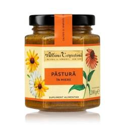 Pastura in Miere Albina Carpatina 200g – supliment apicol natural cu efect tonic si revitalizant