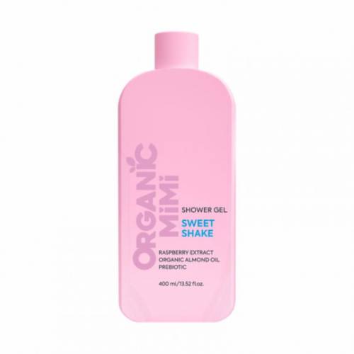Gel de dus cu extract de zmeura si ulei de migdale Sweet Shake, 400ml, Organic Mimi