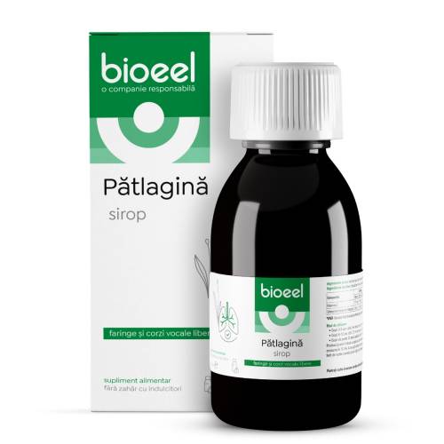 Sirop de Patlagina, 120ml, Bioeel