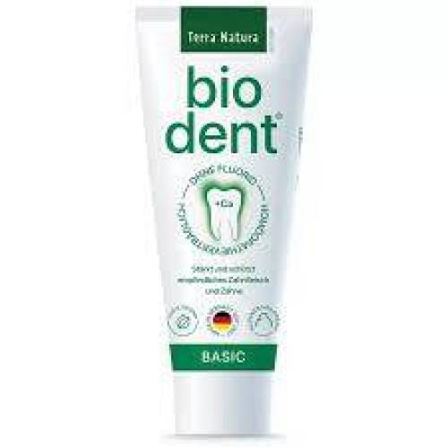 Pasta de dinti Biodent basic cu menta, 75 ml, Terra Natura