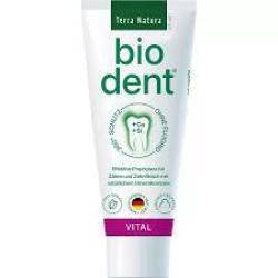 Pasta de dinti Biodent vital cu menta, 75 ml,  Terra Natura