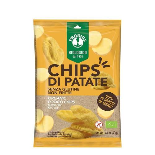 Chipsuri din cartofi fara gluten, 40g - PROBIOS
