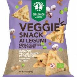 SNACK CU LEGUME, TRIUNGHIURI CROCANTE, FARA GLUTEN, eco-bio, 40g, Probios