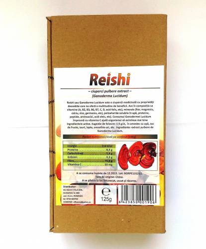 Ganoderma - Reishi pulbere 100g raw eco-bio - DECO ITALIA