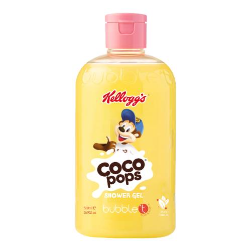 Gel de dus si baie, Kellogg's Coco Pops, 500ml, Bubble T