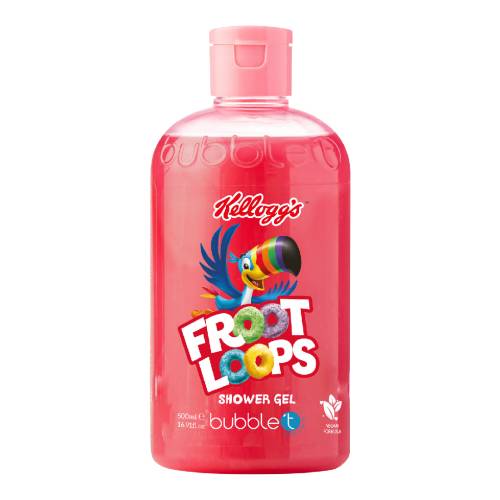 Gel de dus si baie, Kellogg’s Fruit Loops, 500ml, Bubble T