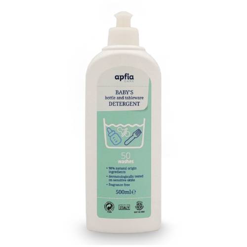 Detergent lichid pentru biberoane si vesela, 500 ml, Apfia Care