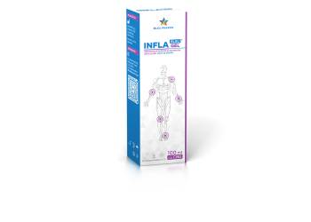Infla bleu gel cu efect de racire  100 ml Bleu Pharma