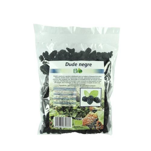 Dude negre uscate, deshidratate, eco-bio, 200g - Deco Italia