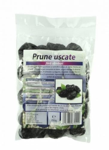 Prune Fara Samburi, 250g - Deco