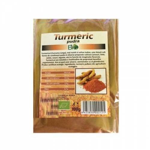 Turmeric - curcuma pulbere 130g - eco-bio Deco