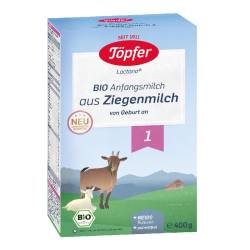 Formula de lapte praf pe baza de lapte de capra Bio 1, 400 g, Topfer