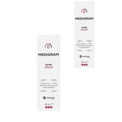 Medigram Crema, 30 ml, Meditrina – Pachet 1+1 Gratuit pentru ten acneic