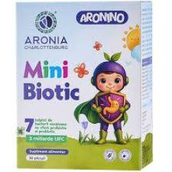 Mini Biotic Aronino, probiotice pentru digestia si imunitatea copiilor, 60 g, Aronia Charlottenburg