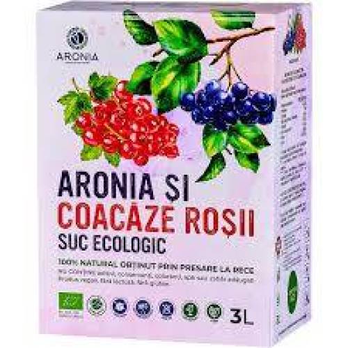Suc de Aronia si Coacaze Rosii, eco-bio, 3L, Aronia Charlottenburg