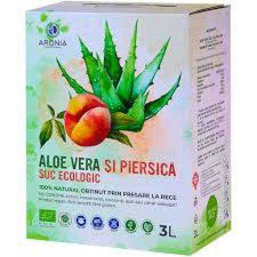 Suc de Aloe Vera si Piersica, eco-bio, 3L, Aronia Charlottenburg