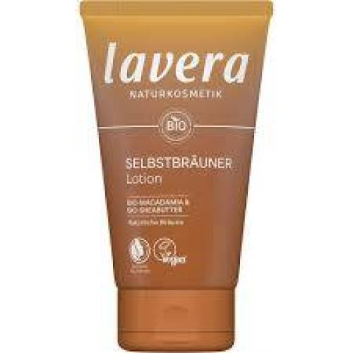 Lotiune autobronzanta pentru corp cu unt de shea, 125 ml, Lavera