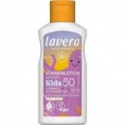 Lotiune protectie solara pentru copii LSF50, cu unt de shea, 100 ml, Lavera