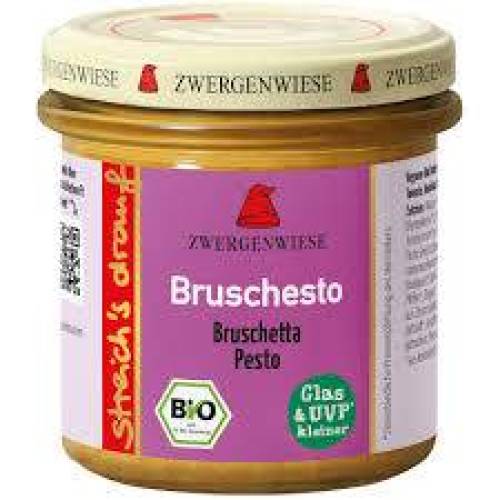 Crema tartinabila vegetala cu pesto,  Bruschesto, 135 g, Zwergenwiese