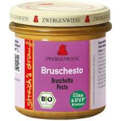 Crema tartinabila vegetala cu pesto,  Bruschesto, 135 g, Zwergenwiese