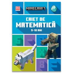 Minecraft - Caiet de matematica 9-10 ani - Carte - Editura DPH