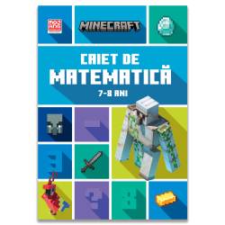 Minecraft - Caiet de matematica 7-8 ani - Carte - Editura DPH