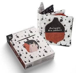 Prima mea carte textila cu fosnete – Animale din padure - Carte - Editura DPH