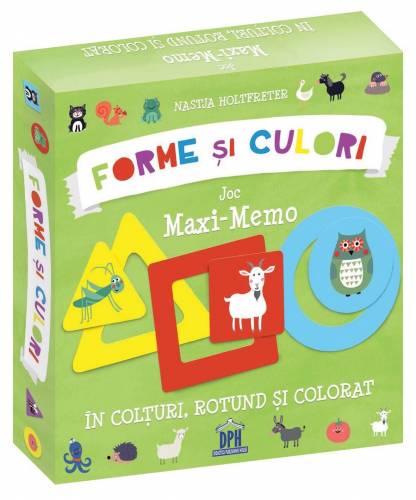 Forme si culori - Joc Maxi-Memo - Nastja Holtfreter - carte - DPH