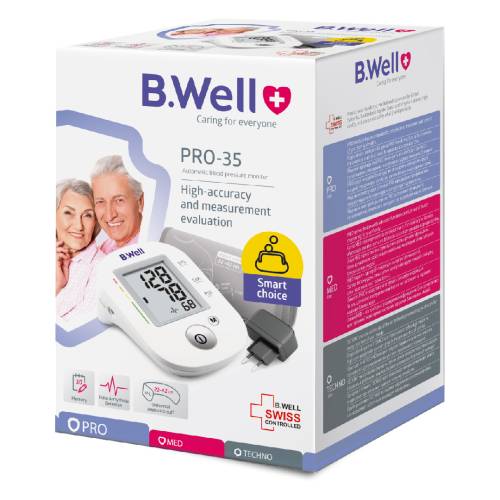 Tensiometru automat pentru brat manseta PRO-35, marimea M-L, 1 bucata, B.Well