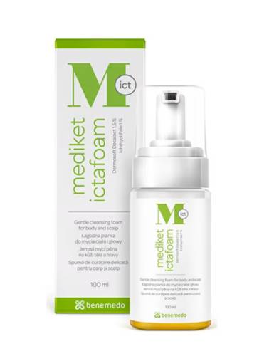 Mediket Ictafoam Spuma de curatare pentru fata 100 ml