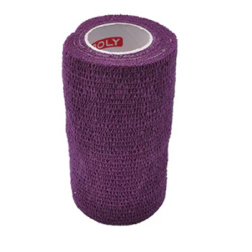 Asepta bandaj elastic autoadeziv 7.5cm X 450cm violet- copoly  X 1 rola