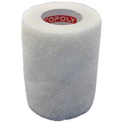 Asepta bandaj elastic autoadeziv  alb -copoly 5 cm x45 cm  X 1 rola