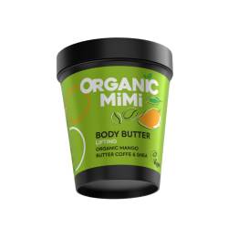 Unt de corp cu efect de lifting cu aroma de mango si cafea, 200ml, Organic Mimi