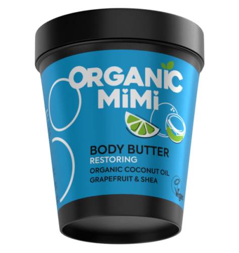Unt de corp reparator cu cocos si grapefruit, 200ml, Organic Mimi