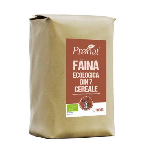 Faina din 7 cereale, eco-bio, 1 kg, Pronat