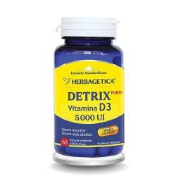 Vitamina D3 naturala 5000 UI, 60 capsule, Herbagetica