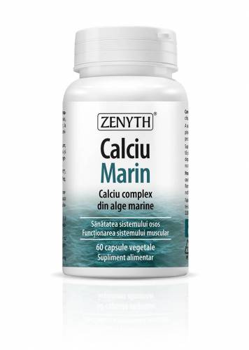 Calciu Marin, complex din alge marine, 60 capsule, Zenyth