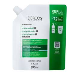Rezerva eco sampon anti-matreata pentru par normal-gras Dercos, 390 ml, Vichy