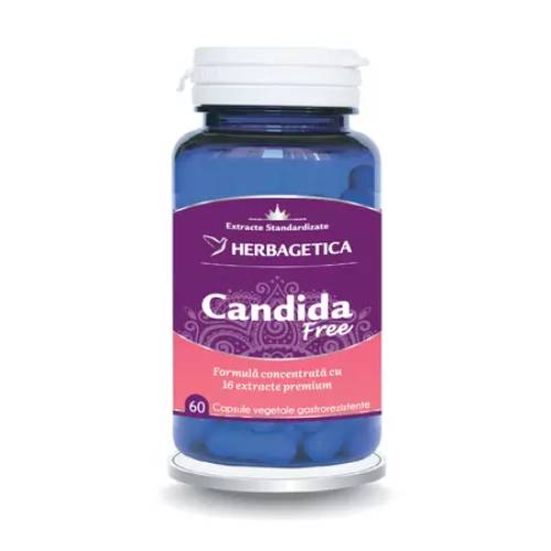 Candida free X 30 caps. Herbagetica