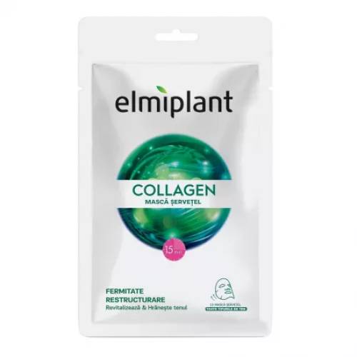 Elmiplant collagen masca servetel fermitate/restructurare X 20ml