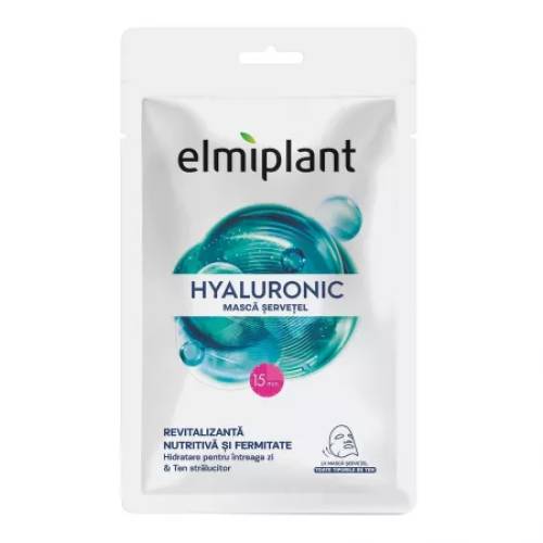 Elmiplant hyaluronic masca servetel  revitalizanta/nutritiva si fermitate X 20ml