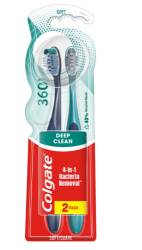 Colgate Periuta de dinti 360 Deep Clean Soft 1+1 Gratis