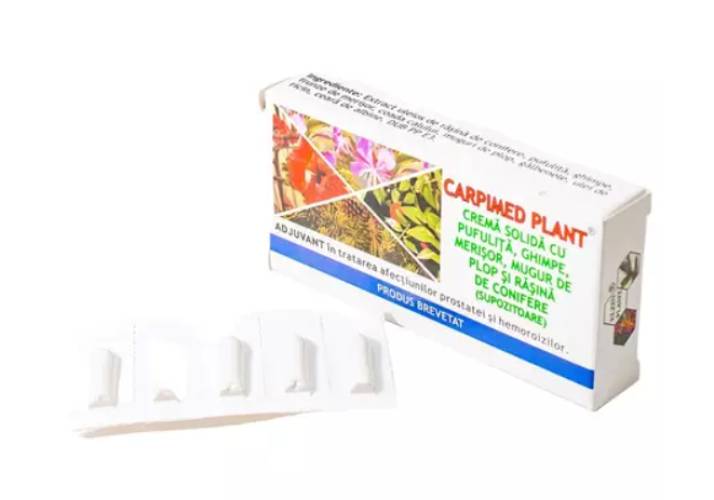 Carpimed Plant supozitoare 1.5 g 10 bucati