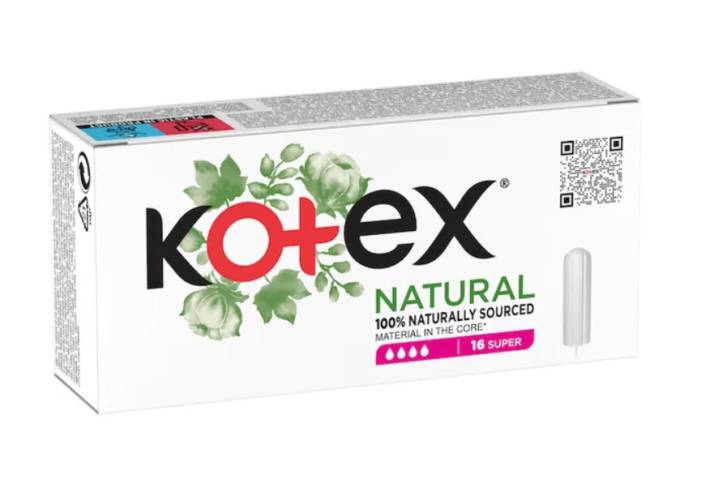 Kotex Natural Tampoane interne super 16 bucati
