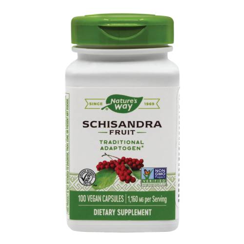 Schisandra 580mg, 100 capsule vegetale, Nature's Way