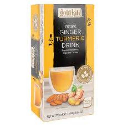 Bautura instant cu ghimbir si turmeric, 10 x 16 g, Econatur