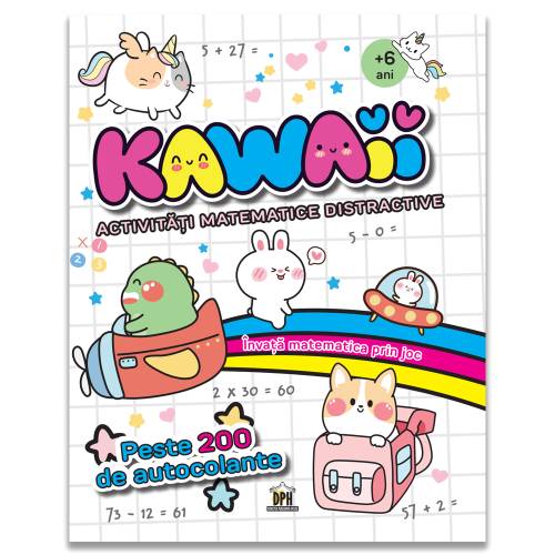 Kawaii - Activitati matematice distractive - Carte - Editura DPH