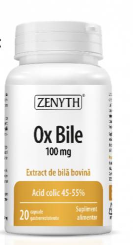 Ox Bile 100mg, 20cps - Zenyth