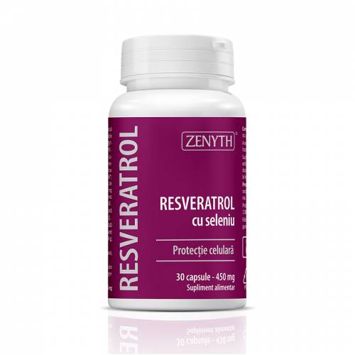 Resveratrol cu seleniu 450mg, 30cps, Zenyth